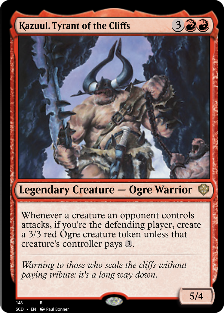 Kazuul, Tyrant of the Cliffs [Starter Commander Decks] | GnG Games