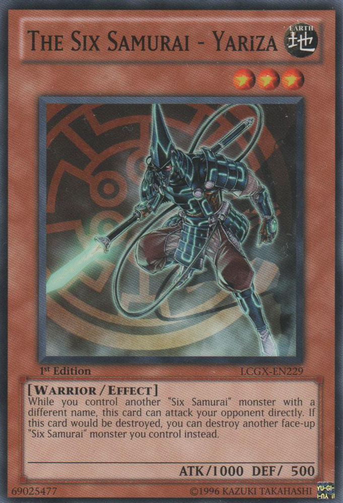 The Six Samurai - Yariza [LCGX-EN229] Common | GnG Games