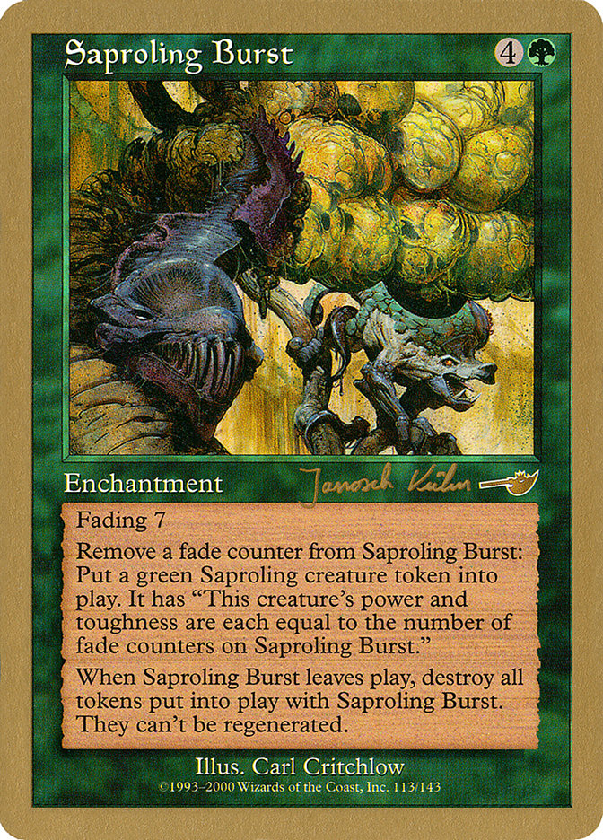 Saproling Burst (Janosch Kuhn) [World Championship Decks 2000] | GnG Games