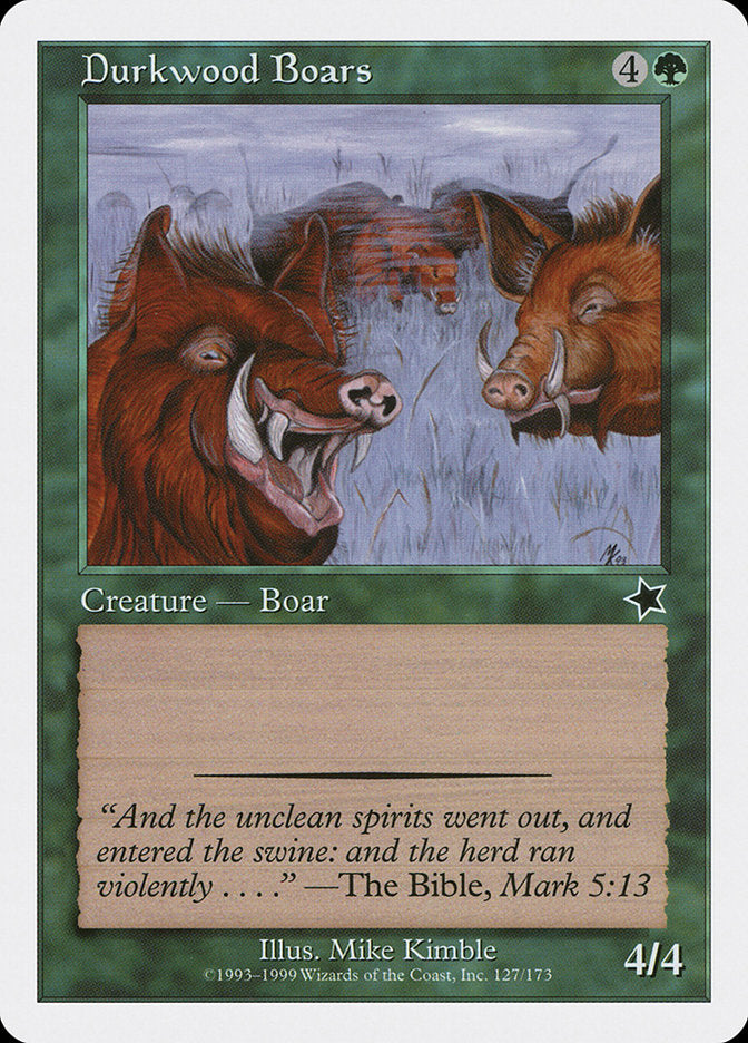 Durkwood Boars [Starter 1999] | GnG Games