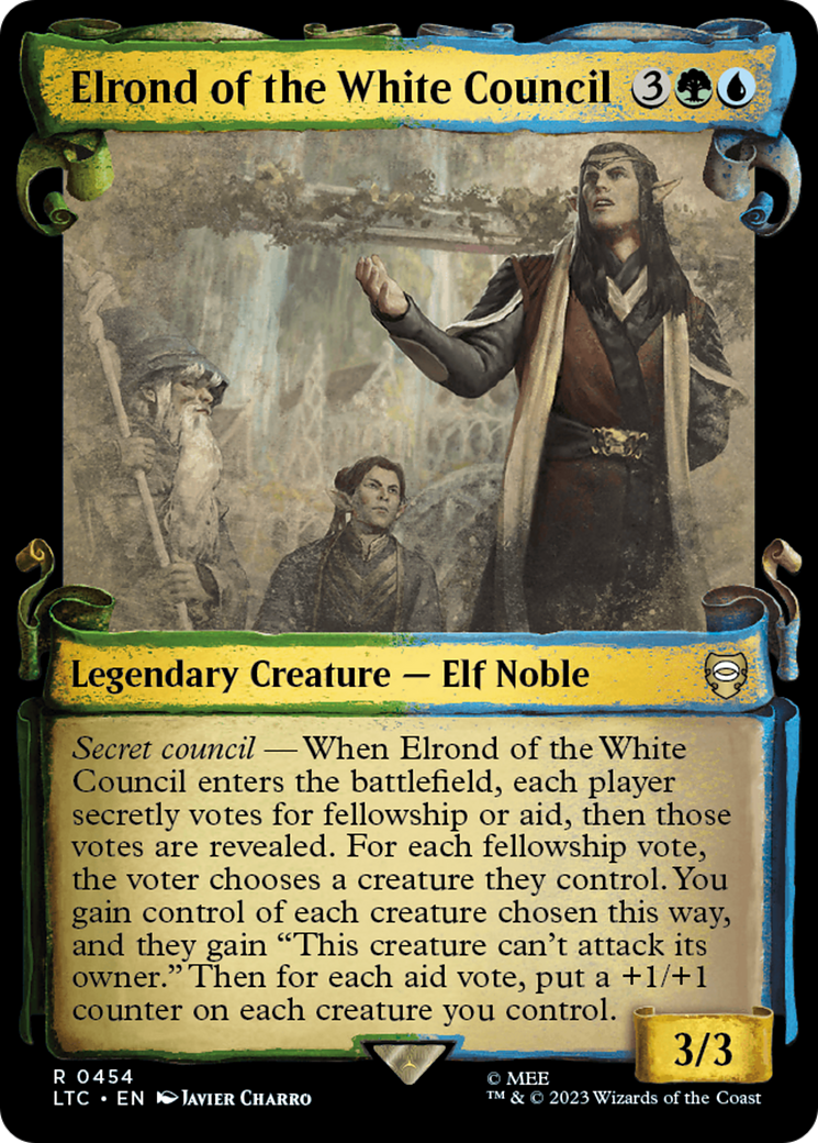 Elrond of the White Council [The Lord of the Rings: Tales of Middle-Earth Commander Showcase Scrolls] | GnG Games