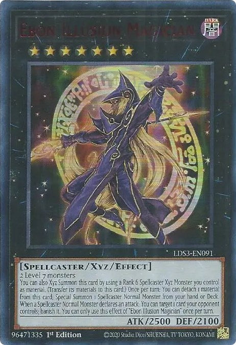 Ebon Illusion Magician (Red) [LDS3-EN091] Ultra Rare | GnG Games