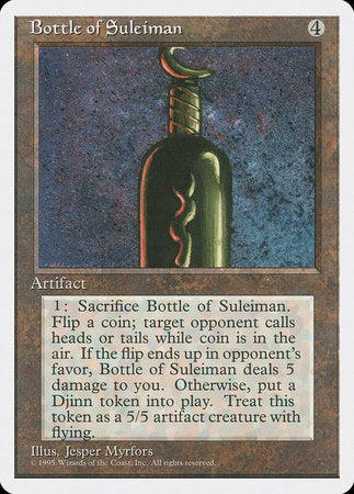 Bottle of Suleiman [Fourth Edition] | GnG Games