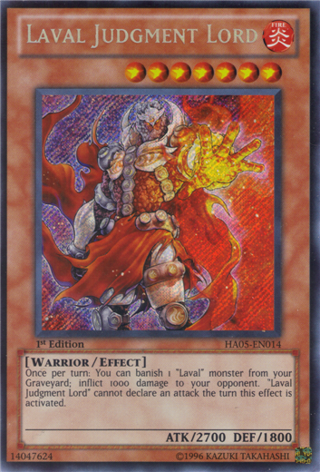 Laval Judgment Lord [HA05-EN014] Secret Rare | GnG Games