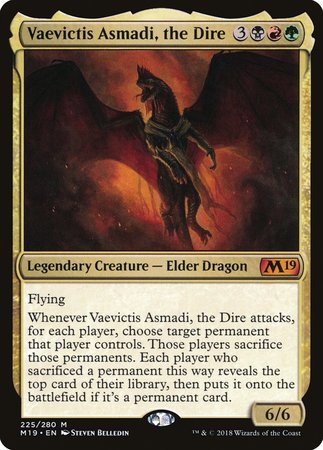 Vaevictis Asmadi, The Dire [Core Set 2019] | GnG Games