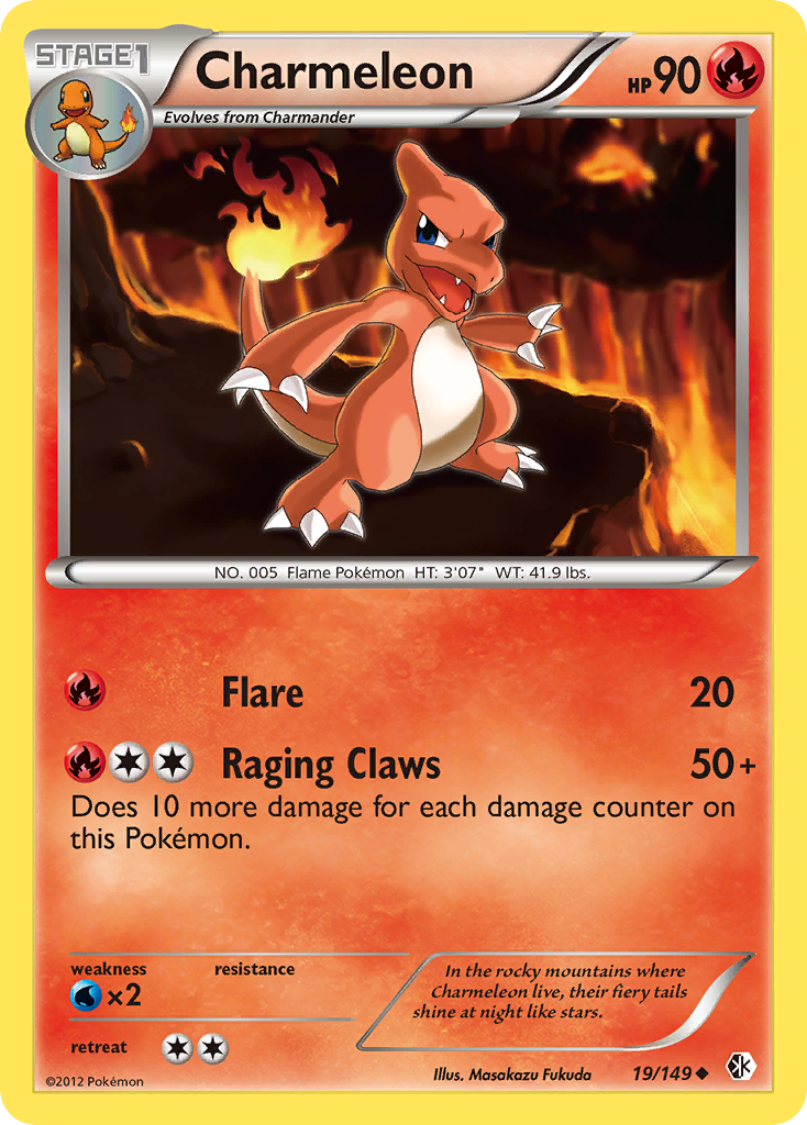 Charmeleon (19/149) [Black & White: Boundaries Crossed] | GnG Games