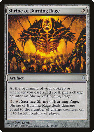 Shrine of Burning Rage [New Phyrexia] | GnG Games