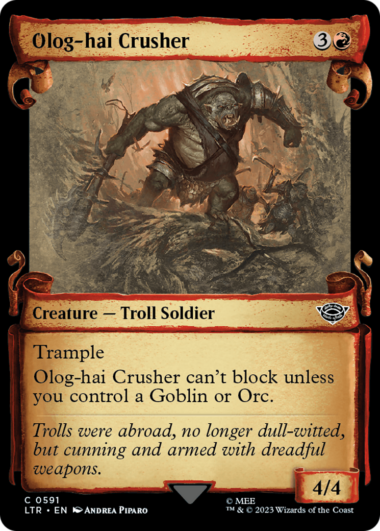 Olog-Hai Crusher [The Lord of the Rings: Tales of Middle-Earth Showcase Scrolls] | GnG Games