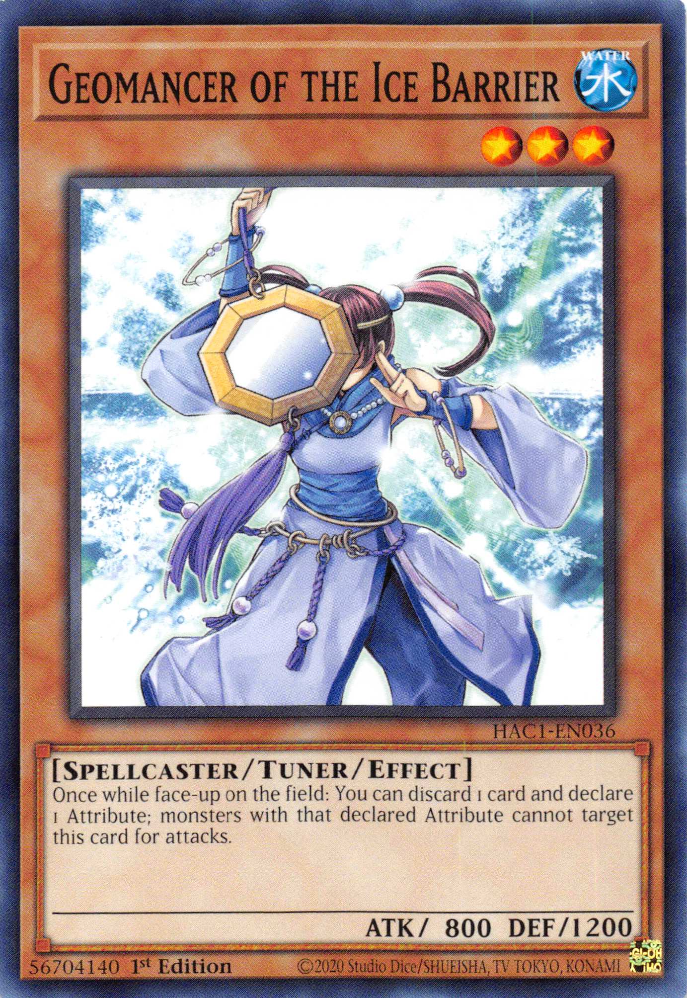 Geomancer of the Ice Barrier (Duel Terminal) [HAC1-EN036] Parallel Rare | GnG Games