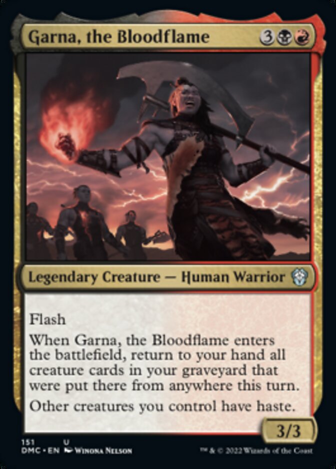 Garna, the Bloodflame [Dominaria United Commander] | GnG Games