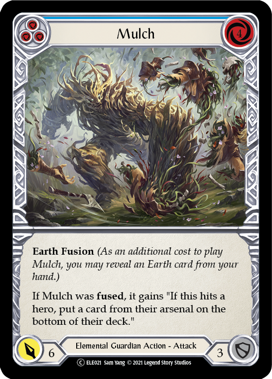 Mulch (Blue) [U-ELE021] Unlimited Rainbow Foil | GnG Games