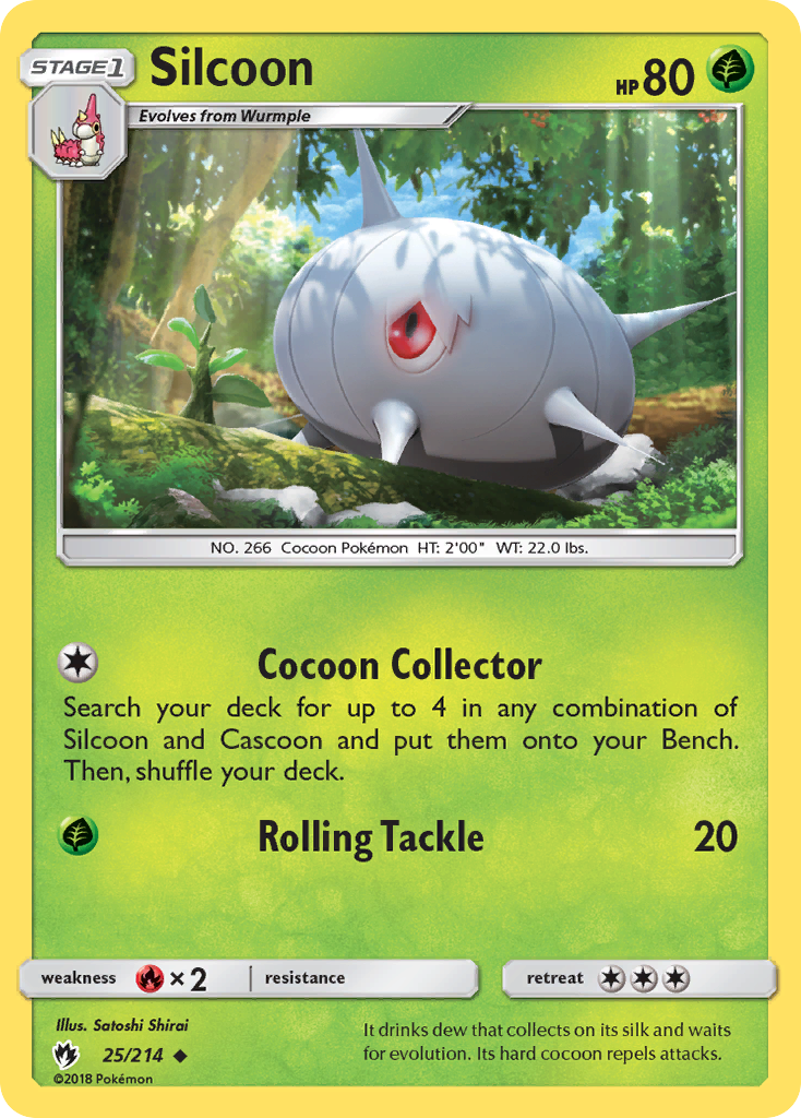 Silcoon (25/214) [Sun & Moon: Lost Thunder] | GnG Games