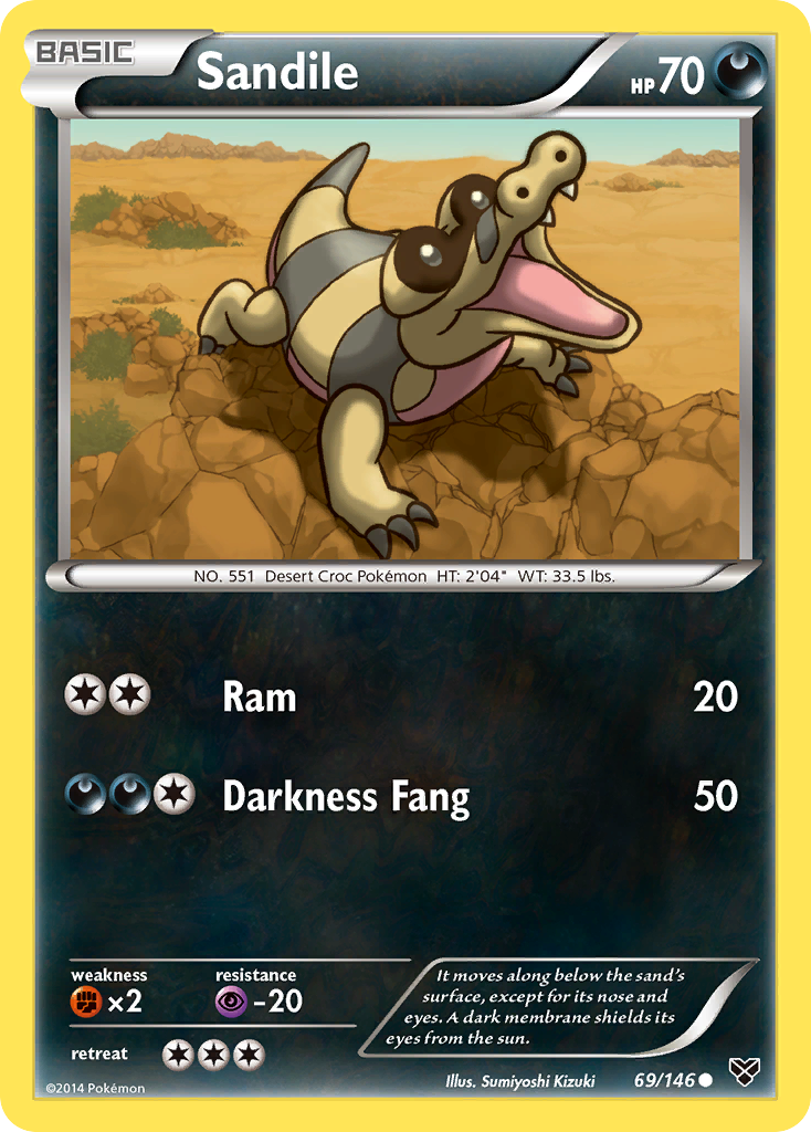 Sandile (69/146) [XY: Base Set] | GnG Games