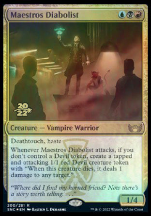 Maestros Diabolist [Streets of New Capenna Prerelease Promos] | GnG Games