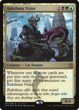 Rakshasa Vizier [Khans of Tarkir Promos] | GnG Games