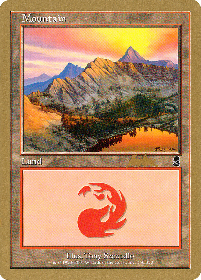 Mountain (bk346) (Brian Kibler) [World Championship Decks 2002] | GnG Games