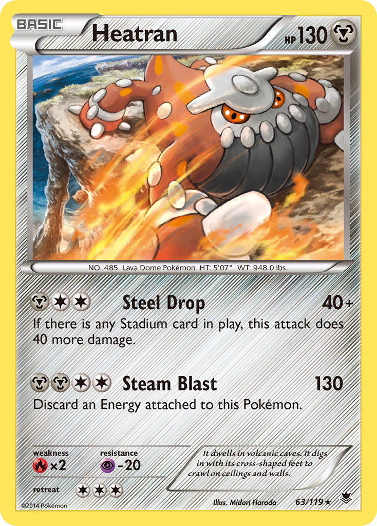 Heatran (63/119) [XY: Phantom Forces] | GnG Games