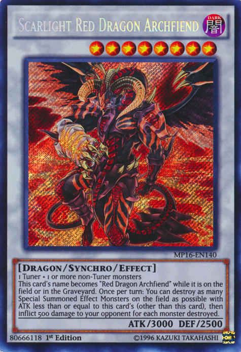 Scarlight Red Dragon Archfiend [MP16-EN140] Secret Rare | GnG Games