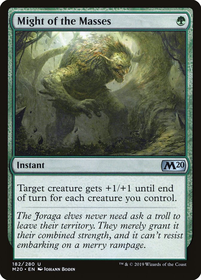 Might of the Masses [Core Set 2020] | GnG Games