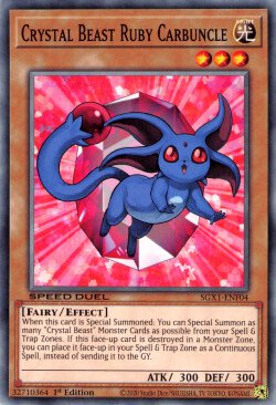 Crystal Beast Ruby Carbuncle [SGX1-ENF04] Common | GnG Games