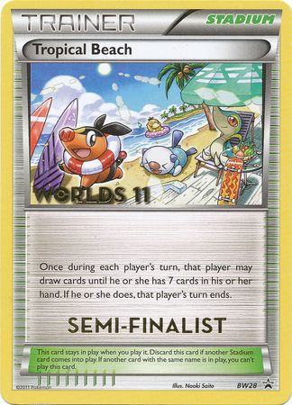 Tropical Beach (BW28) (Semi Finalist) [Black & White: Black Star Promos] | GnG Games