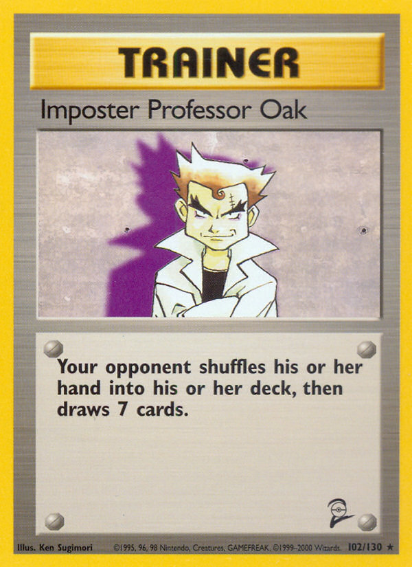 Imposter Professor Oak (102/130) [Base Set 2] | GnG Games