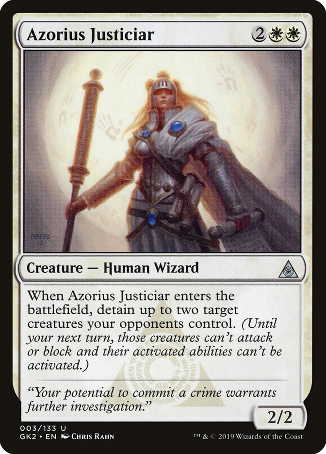 Azorius Justiciar [Ravnica Allegiance Guild Kit] | GnG Games