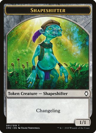 Shapeshifter Token [Commander Anthology Volume II Tokens] | GnG Games
