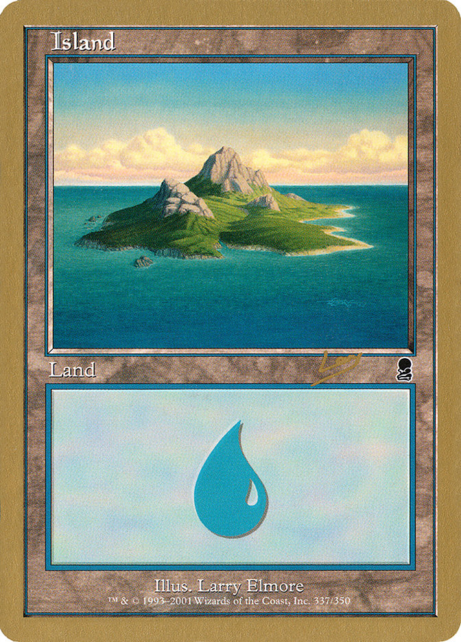 Island (rl337) (Raphael Levy) [World Championship Decks 2002] | GnG Games