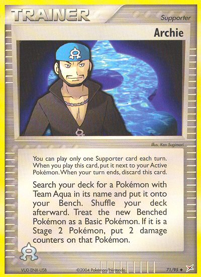 Archie (71/95) [EX: Team Magma vs Team Aqua] | GnG Games