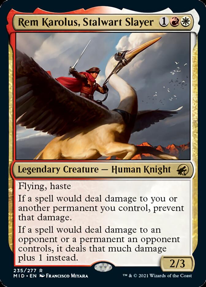 Rem Karolus, Stalwart Slayer [Innistrad: Midnight Hunt] | GnG Games