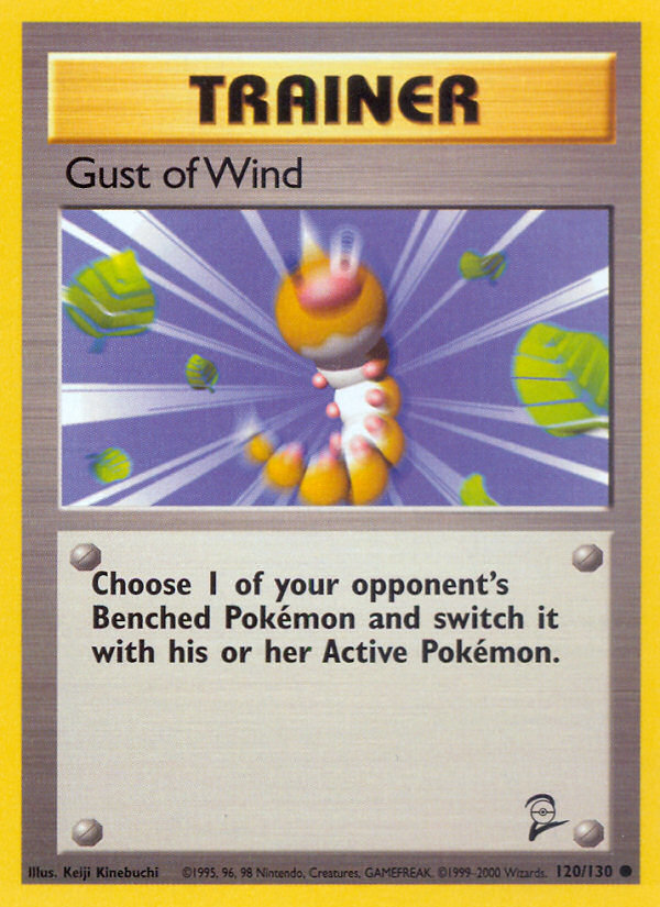 Gust of Wind (120/130) [Base Set 2] | GnG Games