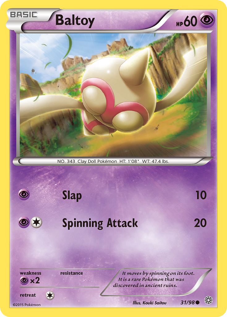 Baltoy (31/98) [XY: Ancient Origins] | GnG Games