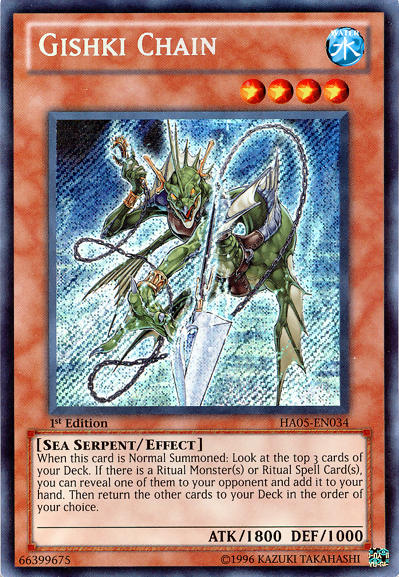 Gishki Chain [HA05-EN034] Secret Rare | GnG Games