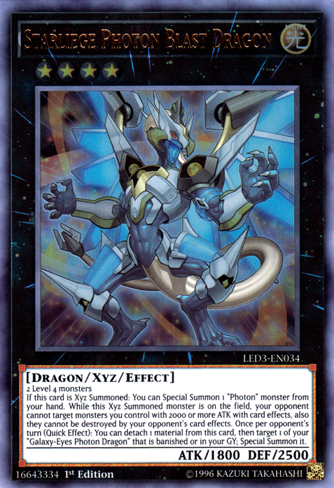 Starliege Photon Blast Dragon [LED3-EN034] Ultra Rare | GnG Games