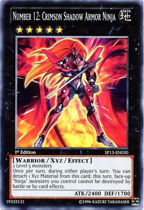 Number 12: Crimson Shadow Armor Ninja [SP13-EN030] Common | GnG Games