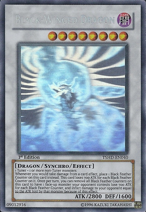 Black-Winged Dragon [TSHD-EN040] Ghost Rare | GnG Games