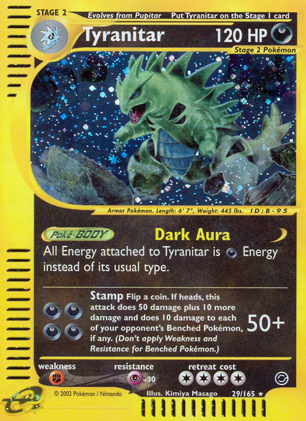 Tyranitar (29/165) [Expedition: Base Set] | GnG Games