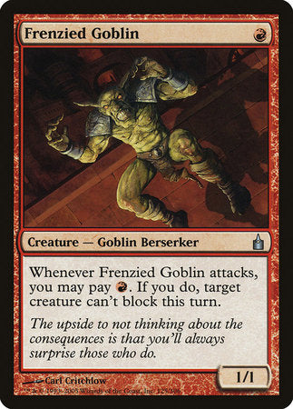 Frenzied Goblin [Ravnica: City of Guilds] | GnG Games