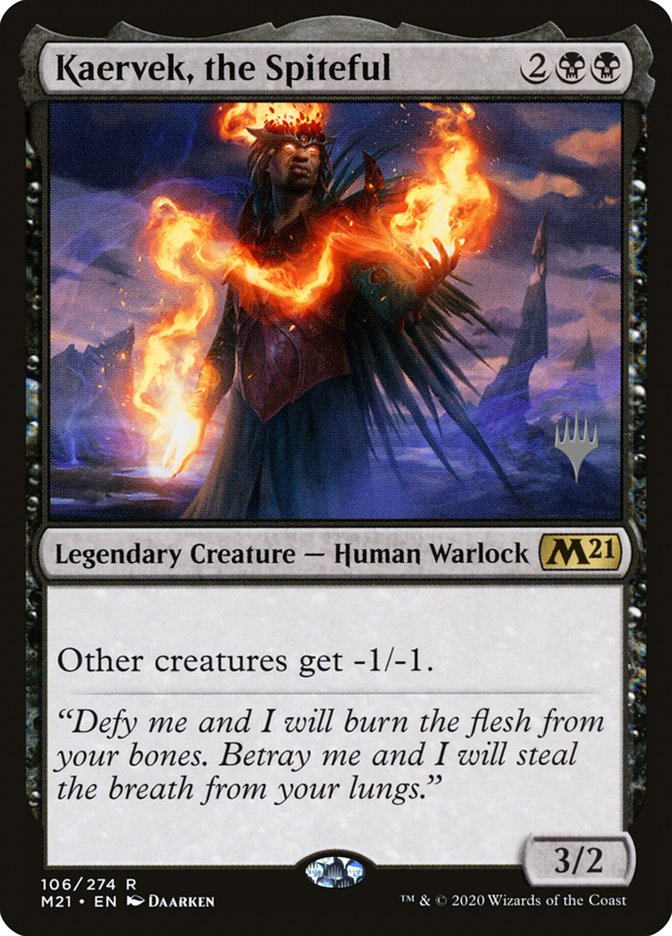 Kaervek, the Spiteful (Promo Pack) [Core Set 2021 Promos] | GnG Games