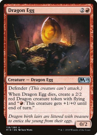 Dragon Egg [Core Set 2019] | GnG Games