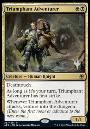 Triumphant Adventurer (Promo Pack) [Dungeons & Dragons: Adventures in the Forgotten Realms Promos] | GnG Games