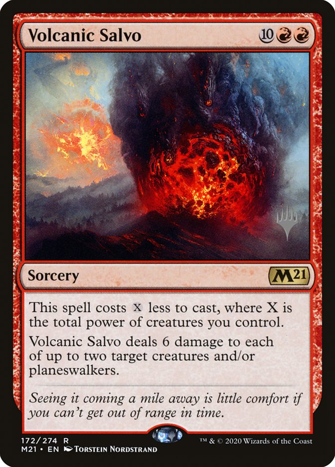 Volcanic Salvo (Promo Pack) [Core Set 2021 Promos] | GnG Games