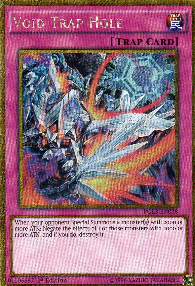 Void Trap Hole [PGL3-EN038] Gold Secret Rare | GnG Games