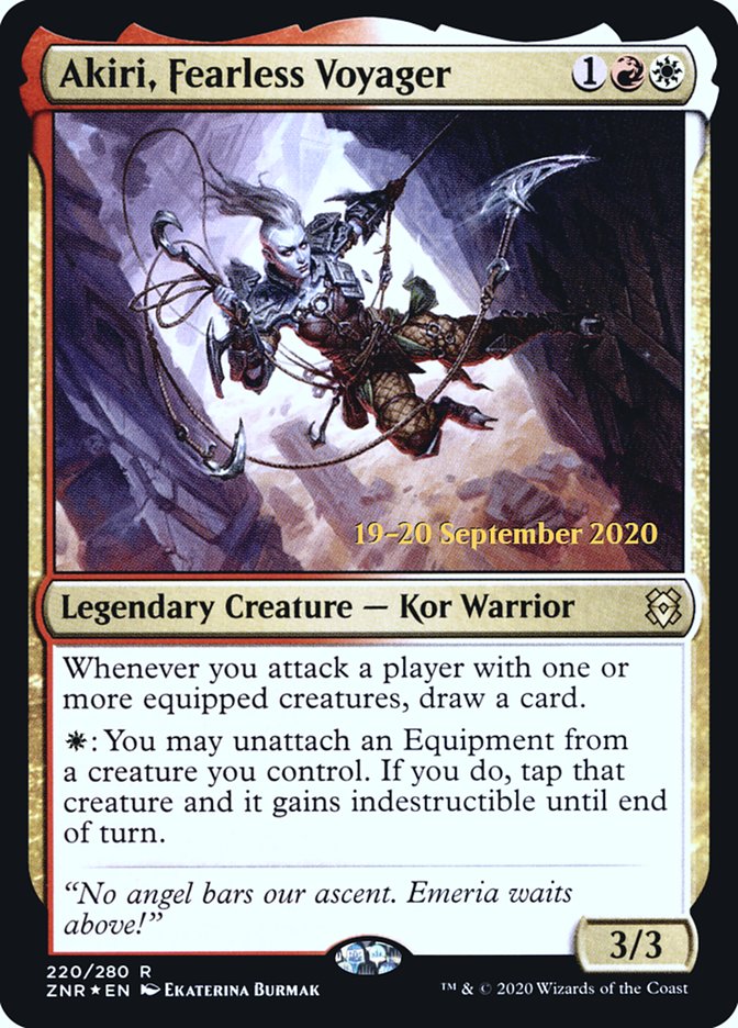 Akiri, Fearless Voyager  [Zendikar Rising Prerelease Promos] | GnG Games