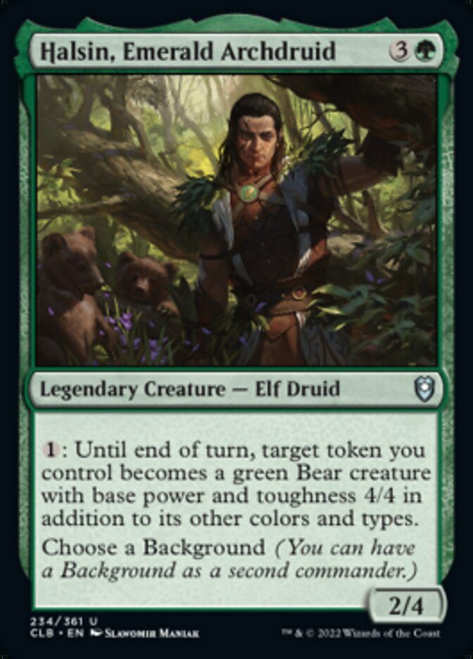 Halsin, Emerald Archdruid [Commander Legends: Battle for Baldur's Gate] | GnG Games