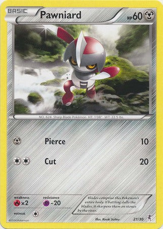 Pawniard (21/30) [XY: Trainer Kit 1 - Bisharp] | GnG Games