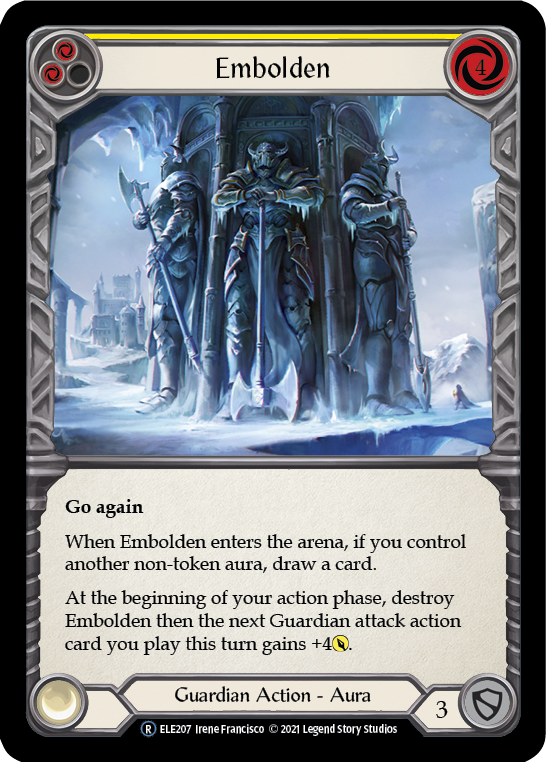 Embolden (Yellow) [U-ELE207] Unlimited Rainbow Foil | GnG Games