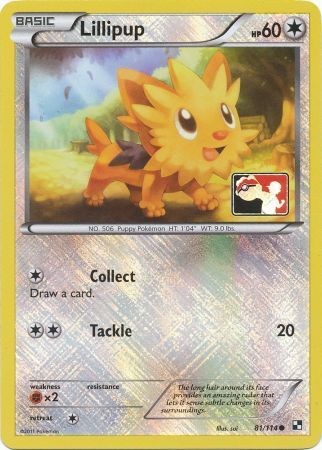 Lillipup (81/114) (League Promo) [Black & White: Base Set] | GnG Games