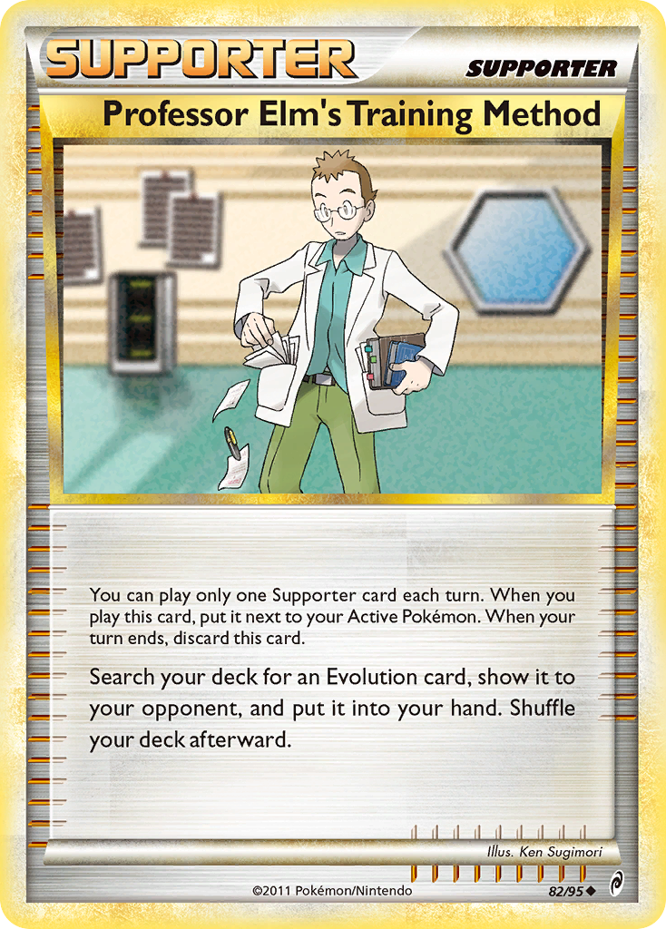 Professor Elm's Training Method (82/95) [HeartGold & SoulSilver: Call of Legends] | GnG Games